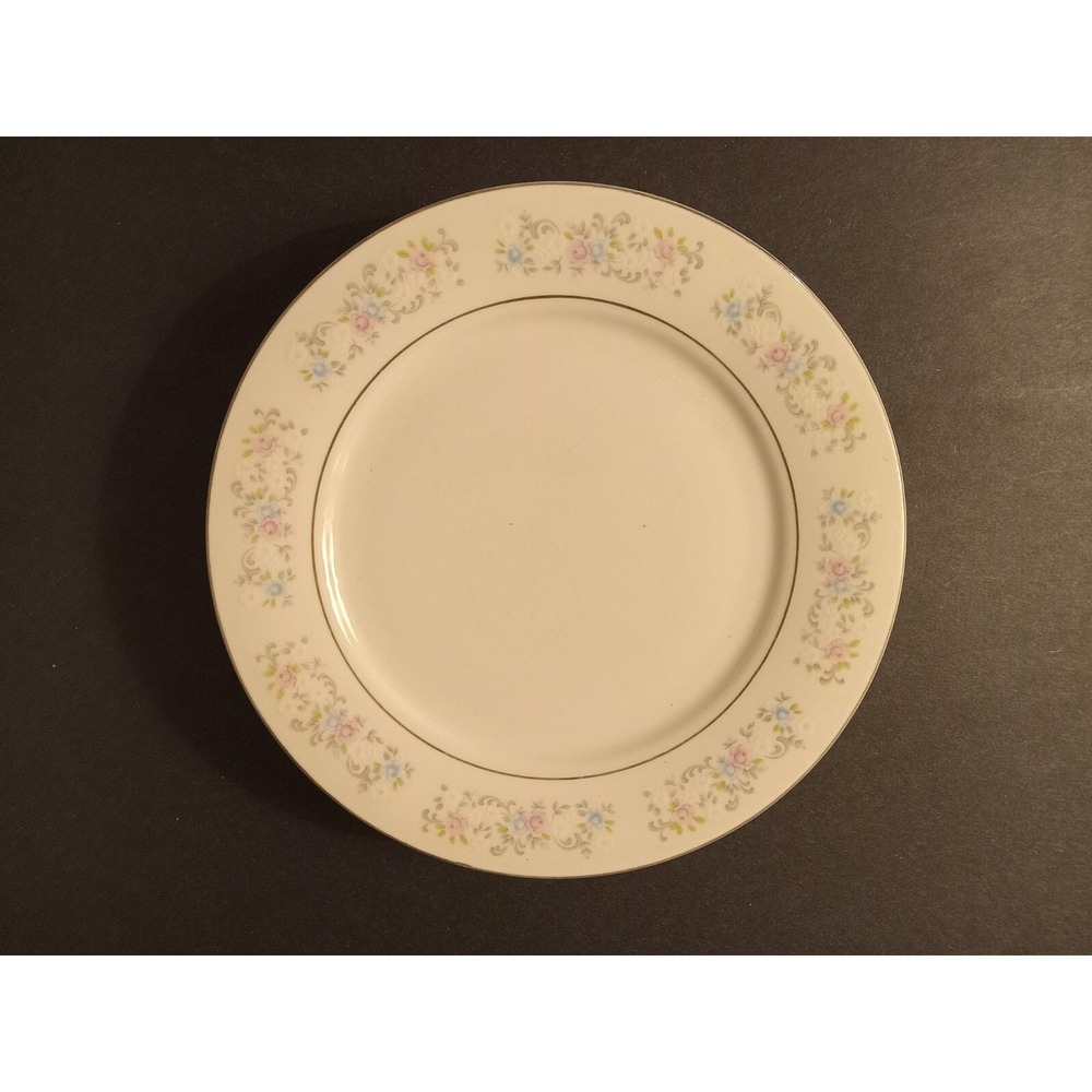 Dynasty Fine China Rapture 7.5" Salad Plate Set of 4 Floral Porcelain DYNRAP